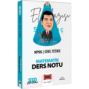 Yargı Yayınevi KPSS 2023 Genel Yetenek Son Düzlük El Yazısı Ile Matematik Ders Notu