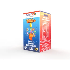 SMART UP Sitikolin Dha Omega 3 ve Fosfatidilserin iceren Balık Yağı B12 ( 30 Kapsül )