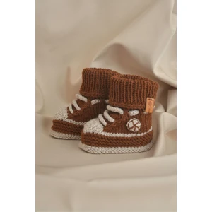 Good Babies Convers El Yapımı Örgü Bebek Patiği