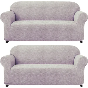 Jakarli Koltuk ,kanepe ,çekyat Örtüsü Çubuk Desen Esnekli Eteksiz3+3takım Için