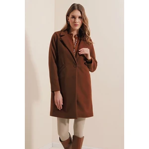 9085 Kaşe Kaban - D.kahve