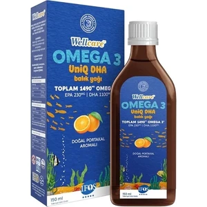 Omega 3 Uniq Dha Balık Yağı 150 ml