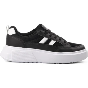 Deren-G Siyah-Beyaz Kadın Sneaker