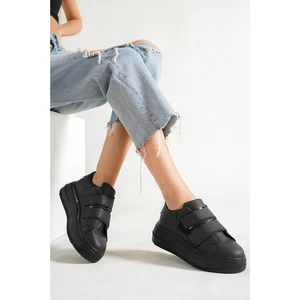 Kadın Chloe Yüksek Tabanlı Cırtlı Sneaker Spor Ayakkabı CHLO-6901