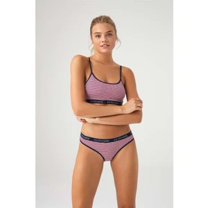 Ince Askılı Pamuklu Sporcu Sütyen ve Slip Takım