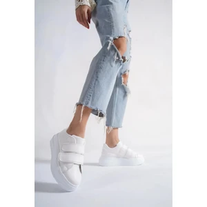 Tomıross Kadın Chloe Yüksek Tabanlı Cırtlı Sneaker Spor Ayakkabı CHLO-6901