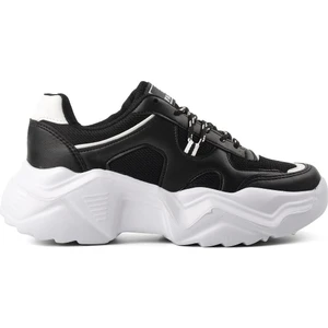 Saratov-G Siyah-Beyaz Kadın Sneaker