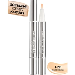 L'Oréal Paris Loreal Paris True Match Göz Kremi İçeren Kapatıcı [ 2'si 1 Arada ] 1-2D