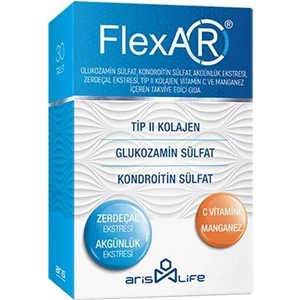 Aris Life Flexar Tip 2  C Vitamini Manganez Takviye Edici Gıda 30 Tablet
