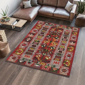 Dekoratif Pamuklu Dokuma Taban Modern Yıkanabilir Leke Tutmaz Ince Makine Dokuması Halı,kilim