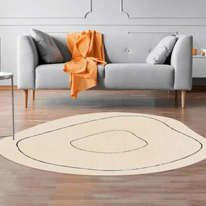 Dekoratif Pamuklu Dokuma Taban Modern Yıkanabilir Leke Tutmaz Ince Makine Dokuması Halı,kilim