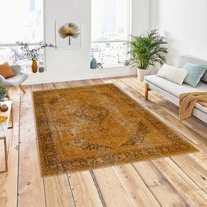 Dekoratif Pamuklu Dokuma Taban Modern Yıkanabilir Leke Tutmaz Ince Makine Dokuması Halı
