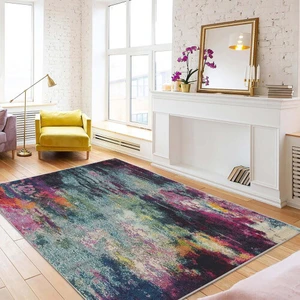 Modern Dekoratif Yıkanabilir Kaymaz Taban Halı – İnce, Yumuşak Salon Halısı, Mutfak Halısı ve Yolluk