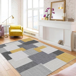 Dekoratif Pamuklu Dokuma Taban Modern Yıkanabilir Leke Tutmaz Ince Makine Dokuması Halı,kilim