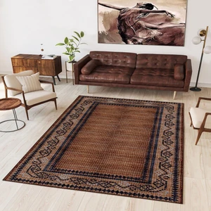 Dekoratif Pamuklu Dokuma Taban Modern Yıkanabilir Leke Tutmaz Ince Makine Dokuması Halı