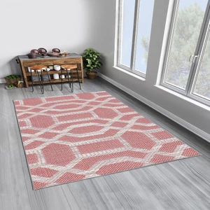 Dekoratif Pamuklu Dokuma Taban Modern Yıkanabilir Leke Tutmaz Ince Makine Dokuması Halı