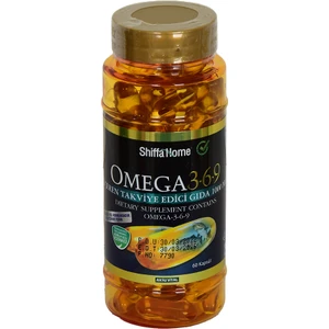 Aksu Vital  Shiffa Home Omega 3-6-9 1000 mg (Dha+Epa 550 Mg) Yumuşak 60 Kapsül