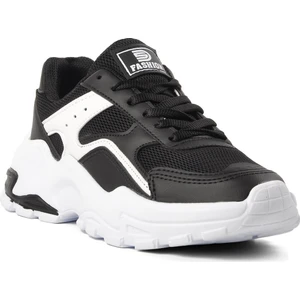 Aden Siyah-Beyaz Kadın Sneaker