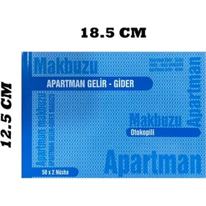 Gürmat Apartman Gelir-Gider Makbuzu 2/50 Otokopili Kod : 031