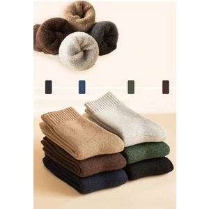 Color Socks 5'li Erkek Kalın Yün Kışlık Çorap Seti (Isı Emici)
