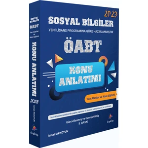 Dizgi Kitap Sosyal Bilgiler ÖABT Yan Alanlar ve Alan Eğitimi Konu Anlatımı 2023