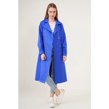 Bigdart 5853 Kruvaze Yaka Trençkot -