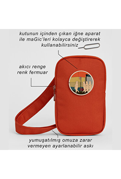 Gi Design Store Tugi Telefon Çantası - Turuncu