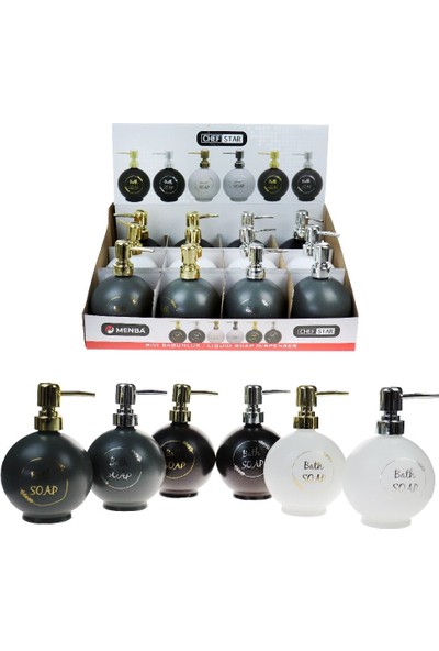 Menba Cam Sıvı Sabunluk 3622