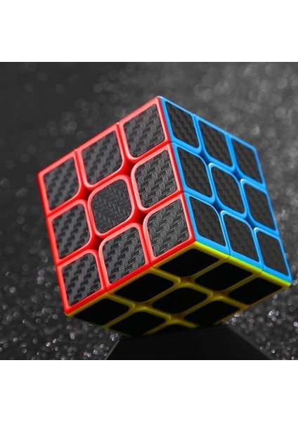 Vip Kalite Fiber Karbon 3x3 Zeka Küpü 3x3 Sabır Küpü 3x3 Fiber Carbon Rubiks Cube Akıl Oyunları