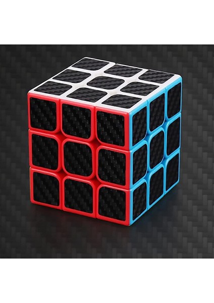 Vip Kalite Fiber Karbon 3x3 Zeka Küpü 3x3 Sabır Küpü 3x3 Fiber Carbon Rubiks Cube Akıl Oyunları