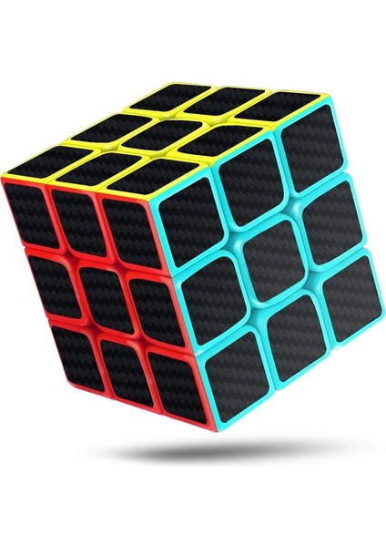 Vip Kalite Fiber Karbon 3x3 Zeka Küpü 3x3 Sabır Küpü 3x3 Fiber Carbon Rubiks Cube Akıl Oyunları