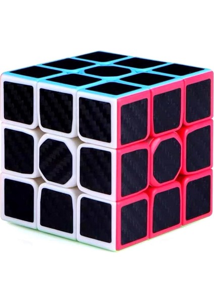 Vip Kalite Fiber Karbon 3x3 Zeka Küpü 3x3 Sabır Küpü 3x3 Fiber Carbon Rubiks Cube Akıl Oyunları