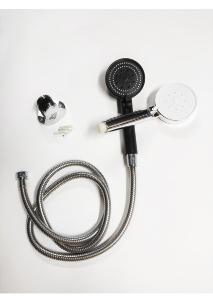 Fonksiyonlu Çift Banyo Duş Başlığı Seti Fiskiyesi Telefonu Lüks Delta Seri
