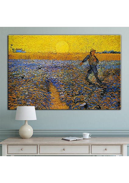 Vincent Van Gogh Ekim The Sower Kanvas Tablo