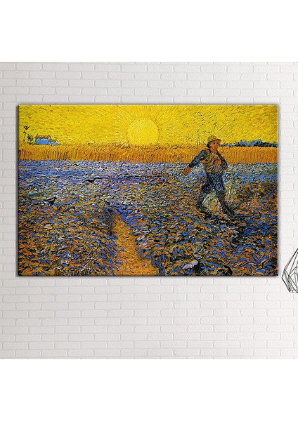 Vincent Van Gogh Ekim The Sower Kanvas Tablo