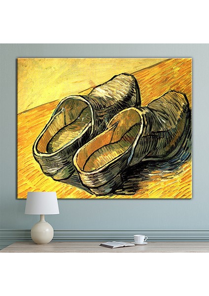 Incent Van Gogh A Pair Of Leather Clogs Kanvas Tablo