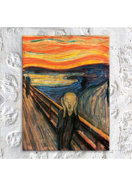 Edvard Munch Scream Çığlık Kanvas Kanvas Tablo