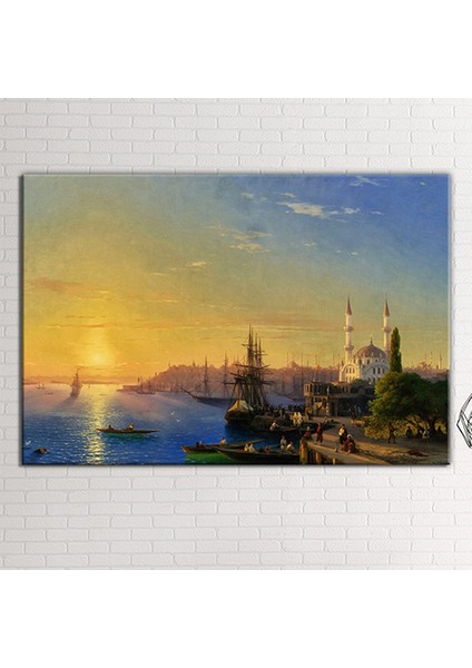 Ivan Aivazovsky, Istanbul Manzarası Kanvas Tablo