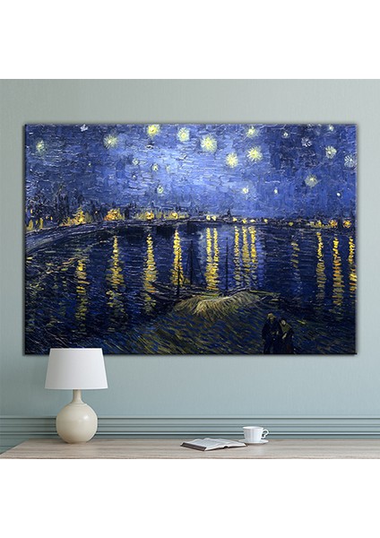 Vincent Van Gogh Stars Reflection Yıldızar Kanvas Tablo