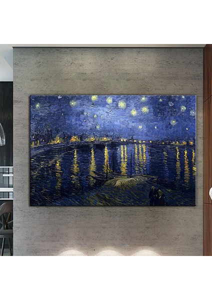 Vincent Van Gogh Stars Reflection Yıldızar Kanvas Tablo