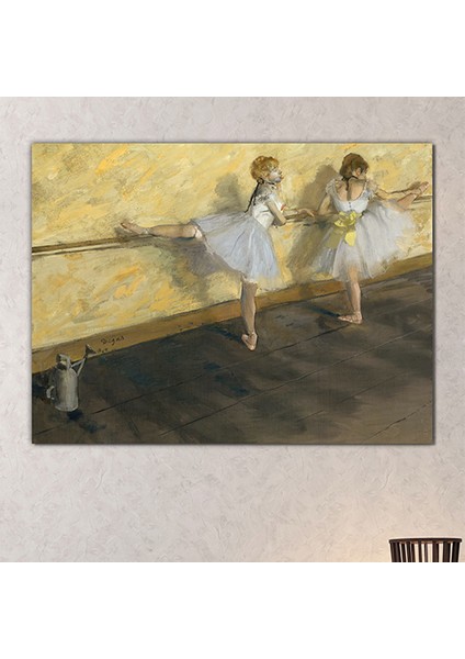 Edgar Degas Barda Çalışan Balerinler Kanvas Tablo