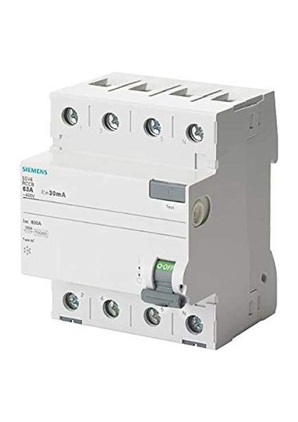 Siemens 5SV5344-6 Kaçak Akım Trifaze 40A 30MA