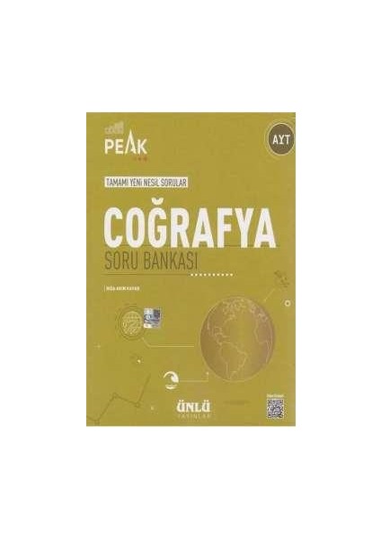 AYT Coğrafya Soru Bankası Tamamı Yeni Nesil Peak