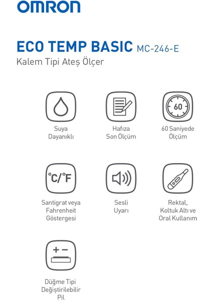 Eco Temp Basic Dijital Ateş Ölçer