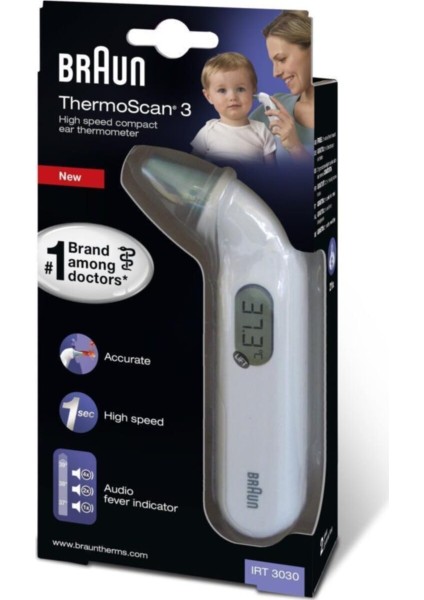 Thermoscan 3 IRT3030 Kulaktan Ateş Ölçer