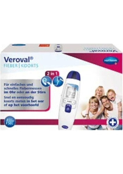 Hartmann Veroval® Duo Scan Kulak ve Alından Ölçüm Yapan Kızılötesi Termometre