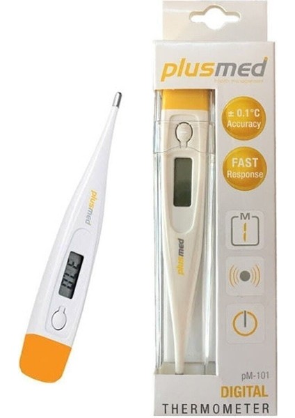 Pm 101 Dijital Koltuk Altı Beden Derecesi (Thermometer) 3 Adet (Kutuda 3 Adet) Pm