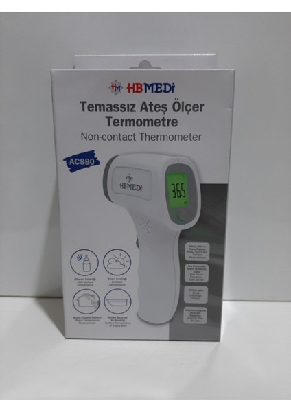 Medi Temassız Ateş Ölçer Hb