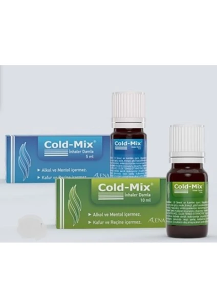 Okaliptus Içerikli Cold Mıx Damla 10 ml ve Okaliptus Içerikli Cold Mıx Damla 5 ml