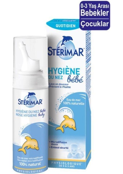 Bıocodex Biocodex Sterimar Baby Izotonik Deniz Suyu Spreyi 100ML